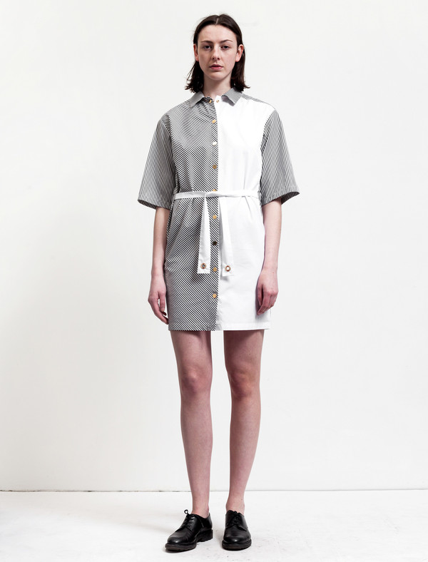 Etienne Deroeux Womens Laika Striped Shirtdress Etienne Deroeux Womens Laika Striped Shirtdress