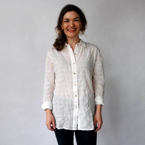 California Tailor Shirt No. 2 in Sea Cove White California Tailor Shirt No. 2 in Sea Cove White