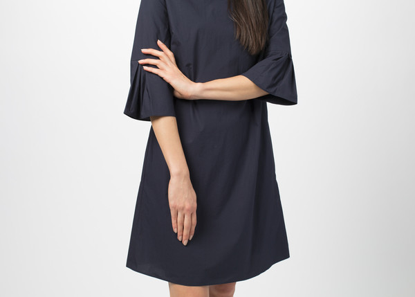 Cotton Zip-Back Dress Cotton Zip-Back Dress