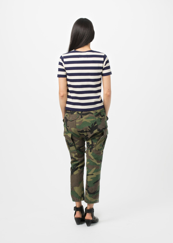 Cropped Striped T-Shirt Cropped Striped T-Shirt
