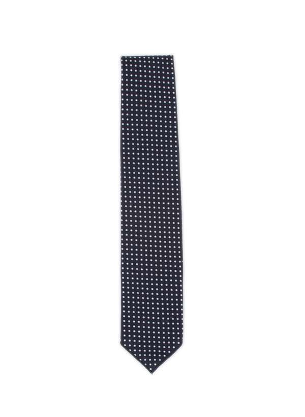Neck Tie Navy Print Polka Dot Neck Tie Navy Print Polka Dot