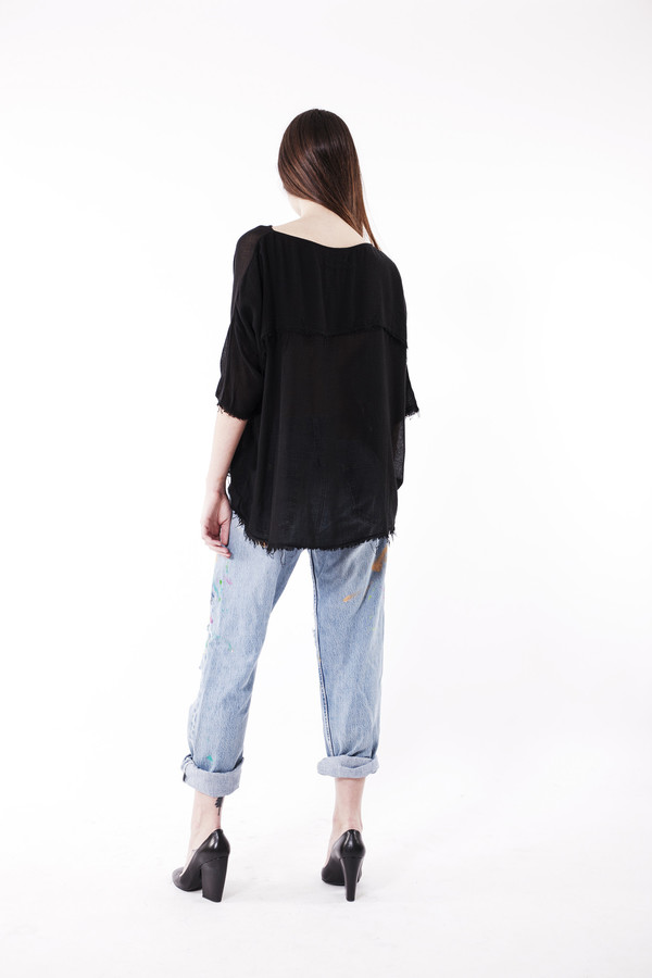 Black Crane Square Top Black Crane Square Top