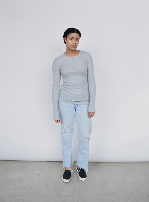 Fifteen Twenty Long Sleeve Rib Tee Fifteen Twenty Long Sleeve Rib Tee