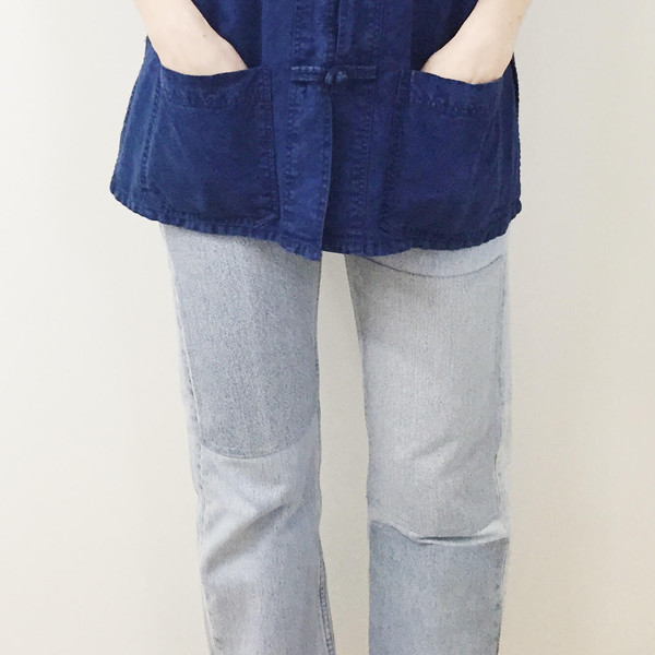 B Sides Jeans - Levi's 501 Patchwork Denim Jeans B Sides Jeans - Levi's 501 Patchwork Denim Jeans