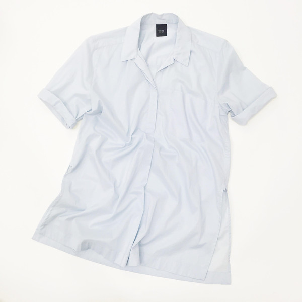 Sherie Muijs Shirt No. 12 - Light Blue Cotton Sherie Muijs Shirt No. 12 - Light Blue Cotton