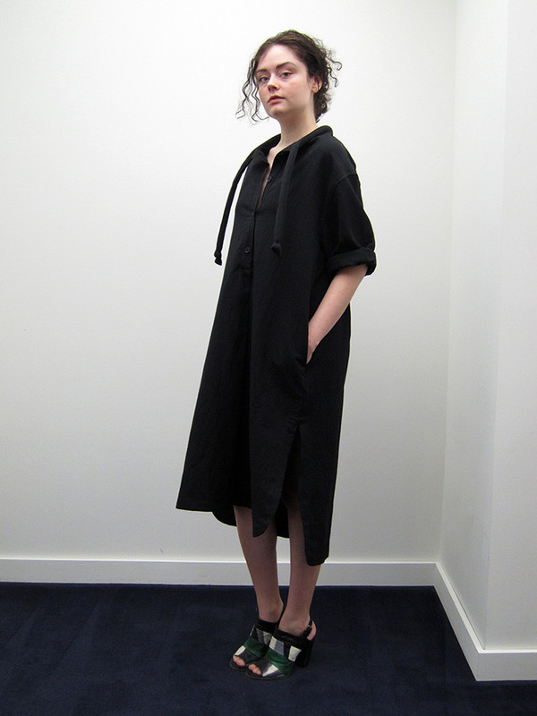 CristaSeya Caftan Dress w/Padded Collar CristaSeya Caftan Dress w/Padded Collar