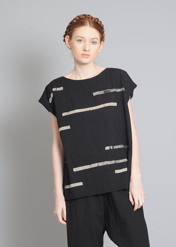Uzi Broken Stripe Tunic Uzi Broken Stripe Tunic