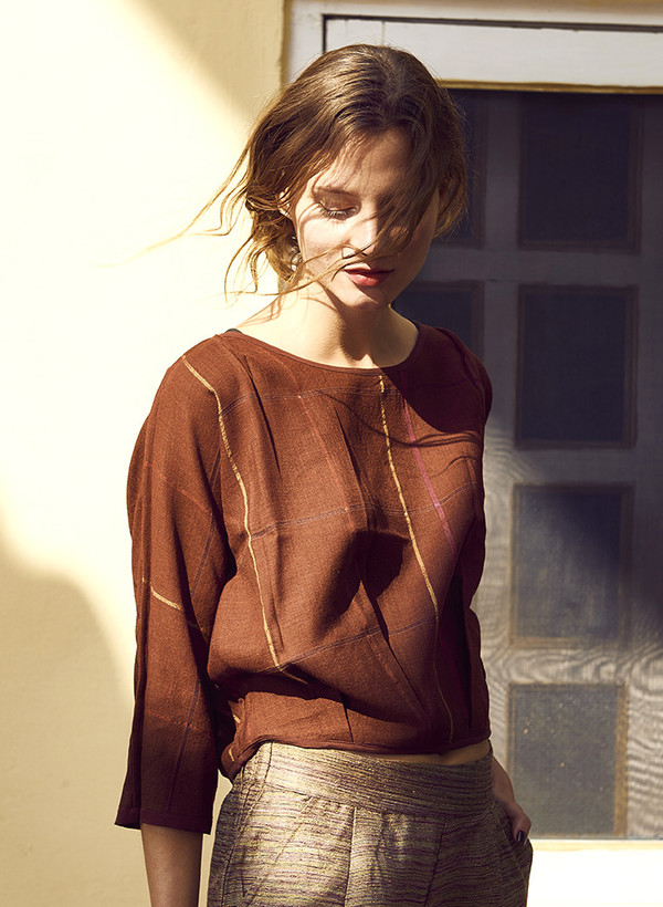 Seek Collective AW16 Pre-Order: Martyna Top, handloom Seek Collective AW16 Pre-Order: Martyna Top, handloom