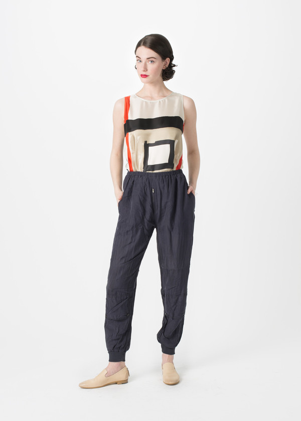 Katharine E Hamnett x YMC Habotai Silk Trouser Katharine E Hamnett x YMC Habotai Silk Trouser