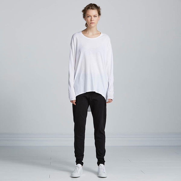 Kowtow Building Block Drape Back Top - white Kowtow Building Block Drape Back Top - white
