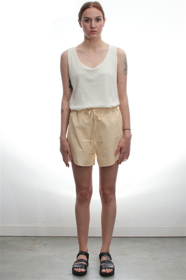 BaseRange Cut Out Leather Short BaseRange Cut Out Leather Short