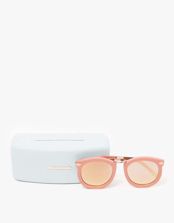 Karen Walker 'Super Lunar' Rose Pink Sunglasses Karen Walker 'Super Lunar' Rose Pink Sunglasses