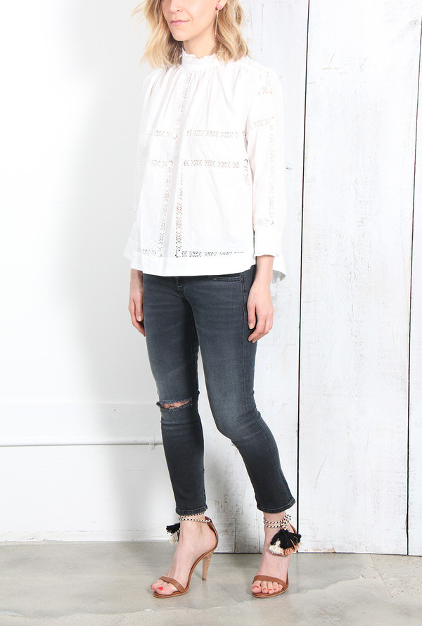 SEA LONG SLEEVE LACE TOP SEA LONG SLEEVE LACE TOP