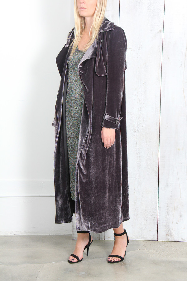 Rachel Comey TALUS COAT IN STONED VELVET Rachel Comey TALUS COAT IN STONED VELVET