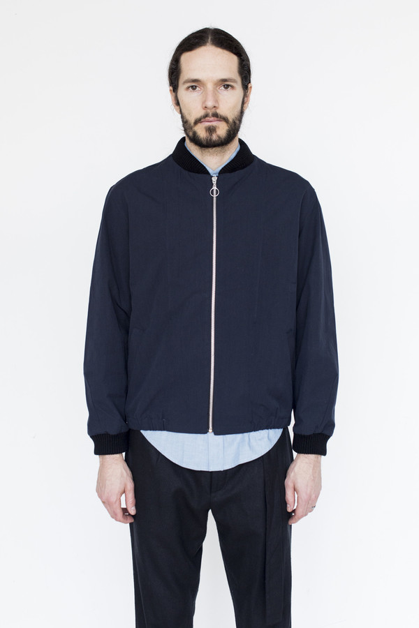 Assembly Cotton Zip Bomber Assembly Cotton Zip Bomber