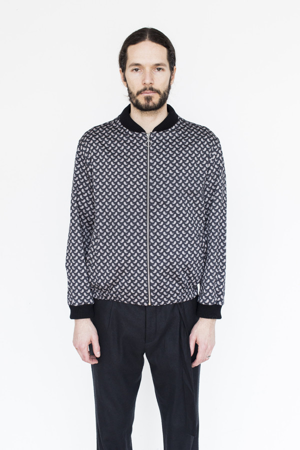 Men's Assembly Paisley Zip Bomber Men's Assembly Paisley Zip Bomber