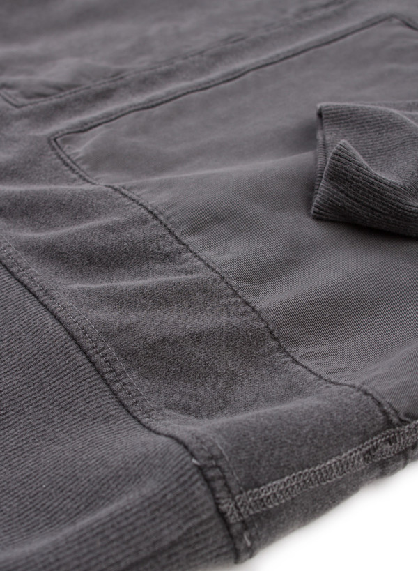 Men's John Elliott LS Paneled Crewneck Sweatshirt Black Men's John Elliott LS Paneled Crewneck Sweatshirt Black