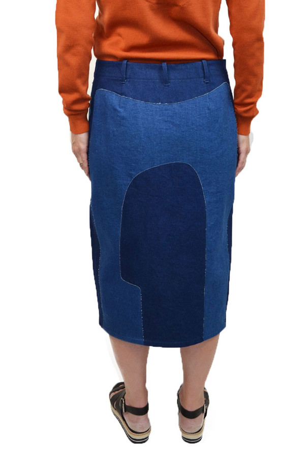 Opening Ceremony Denim Indigo App Skirt Opening Ceremony Denim Indigo App Skirt