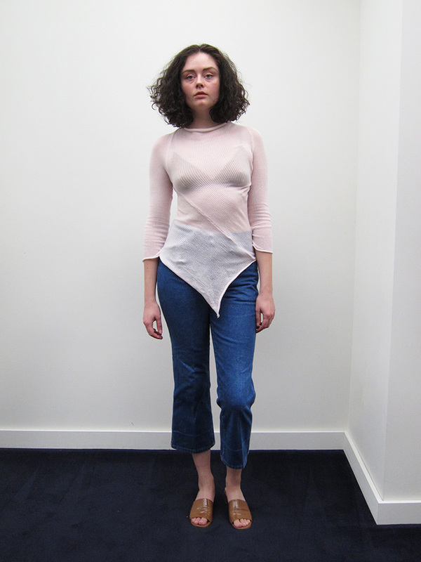 Eckhaus Latta Wolly Mummy Longsleeve, Pink Eckhaus Latta Wolly Mummy Longsleeve, Pink