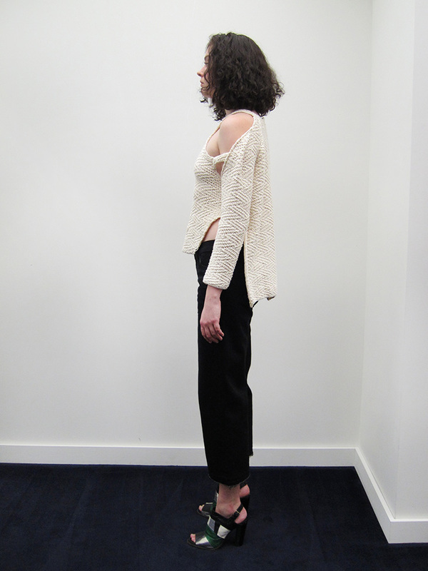 Eckhaus Latta Tie In Halter Sweater Eckhaus Latta Tie In Halter Sweater
