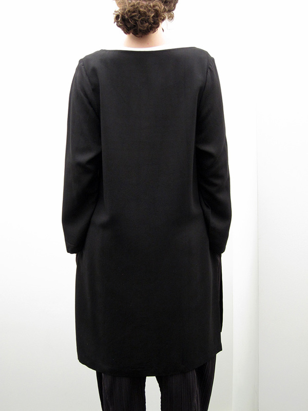 KAAREM Mun Wide Neck Side Slit Top KAAREM Mun Wide Neck Side Slit Top
