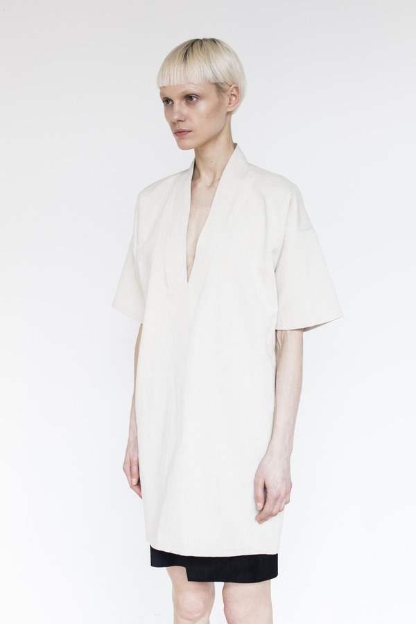 Assembly Cotton Karate Dress - Natural Assembly Cotton Karate Dress - Natural