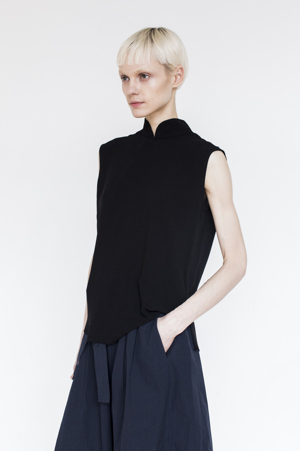 Assembly Crepe Sleeveless Top Assembly Crepe Sleeveless Top