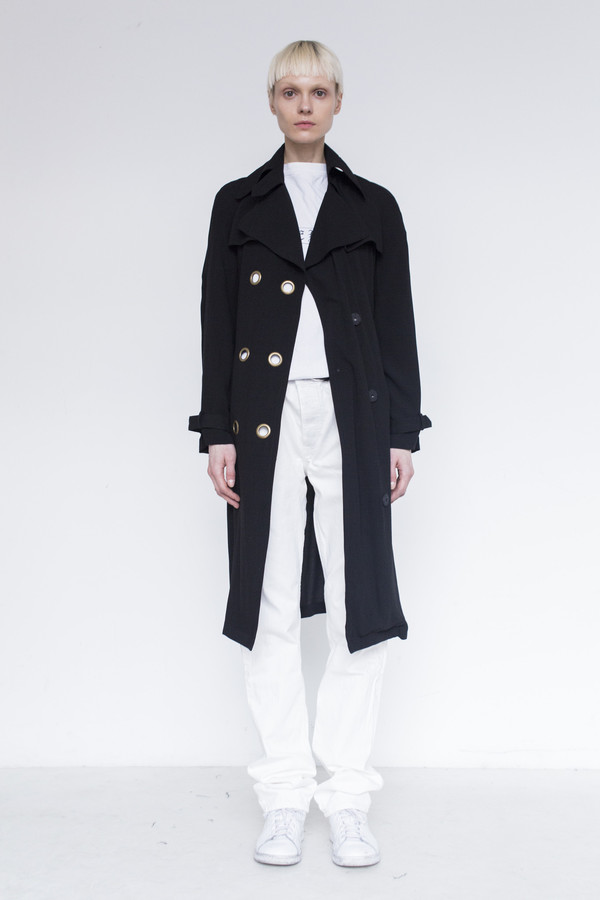 Assembly Crepe Trench Coat Assembly Crepe Trench Coat