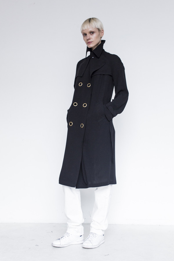 Assembly Crepe Trench Coat Assembly Crepe Trench Coat