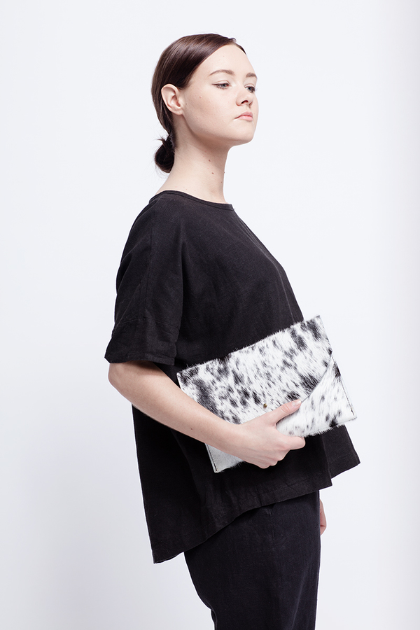Primecut GREY ENVELOPE CLUTCH Primecut GREY ENVELOPE CLUTCH