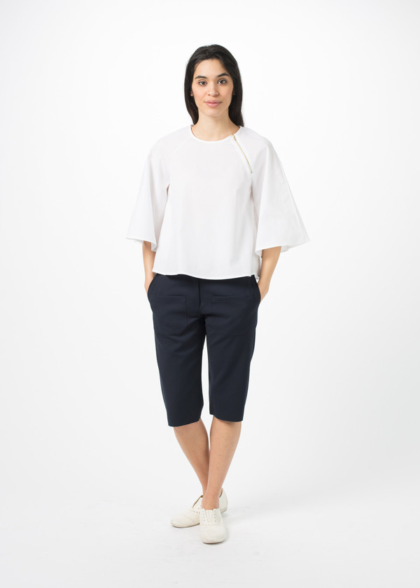Harvey Faircloth A-Line Zipper Top Harvey Faircloth A-Line Zipper Top