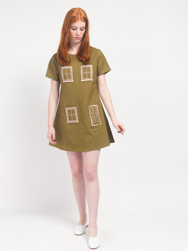 Dark coral House Dress Dark coral House Dress