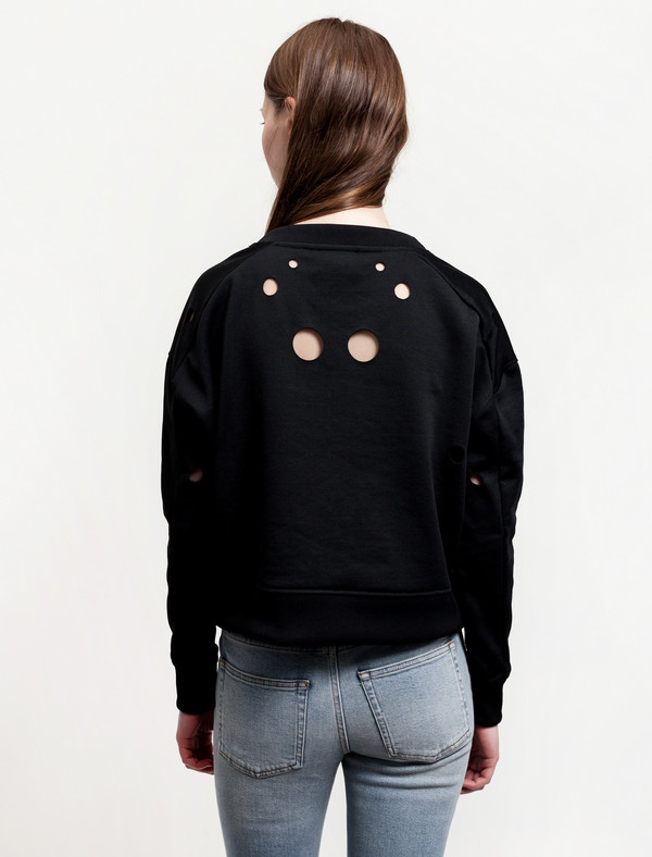 Acne Studios Baylee Cut Out Sweatshirt Acne Studios Baylee Cut Out Sweatshirt