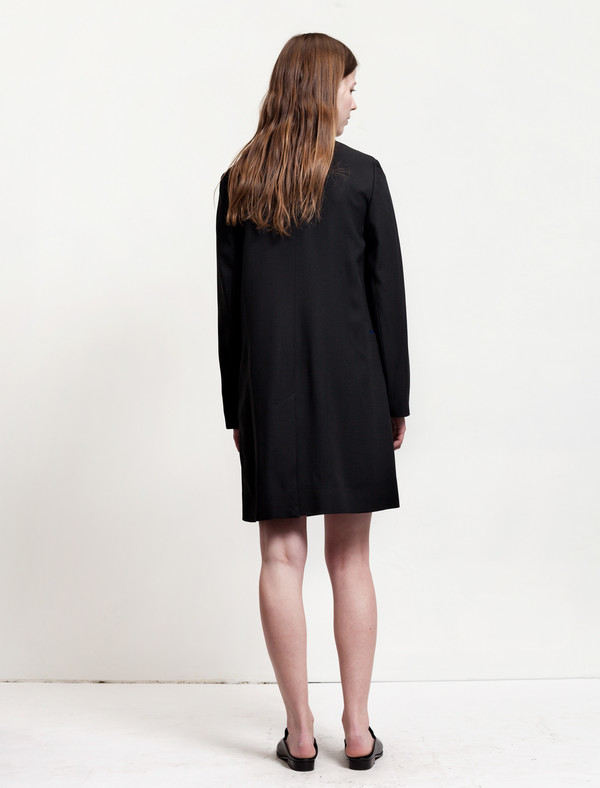 Acne Studios Blair Crepe Jacket Black/Blue Acne Studios Blair Crepe Jacket Black/Blue