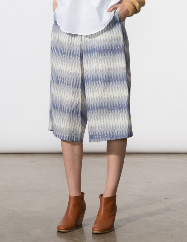 SBJ Austin Beth Pant in Blue Ikat SBJ Austin Beth Pant in Blue Ikat