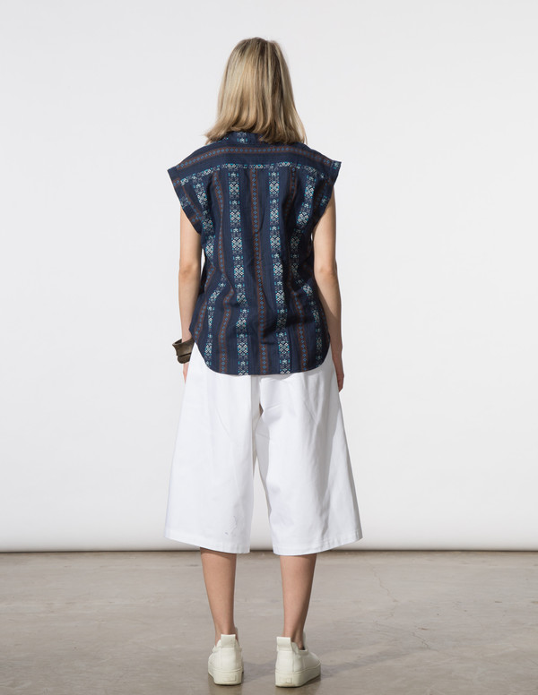 SBJ Austin Beth Pant in White Denim SBJ Austin Beth Pant in White Denim