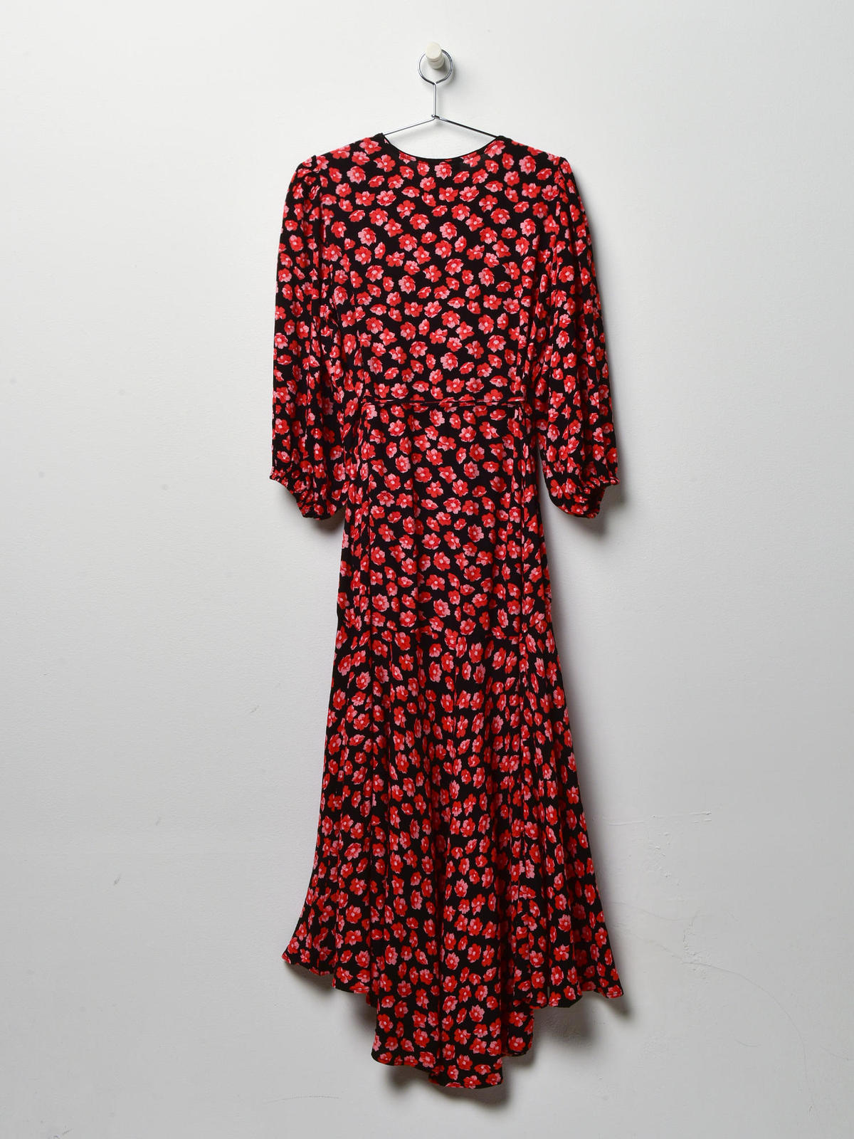 Ganni Lindale Crepe dress - Fiery Red 