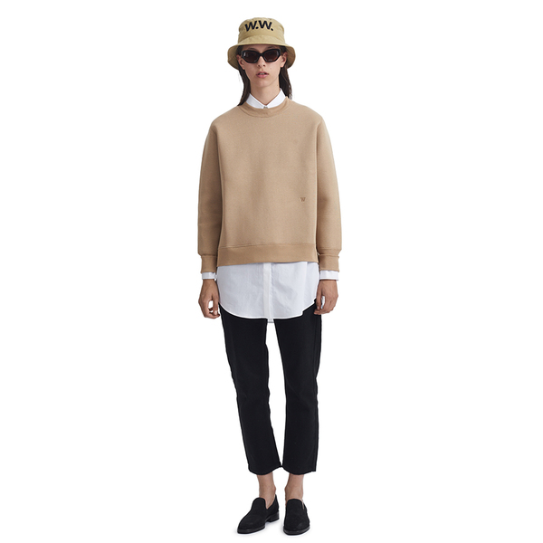 Wood Wood Willow Sweatshirt in Cornstalk Wood Wood Willow Sweatshirt in Cornstalk