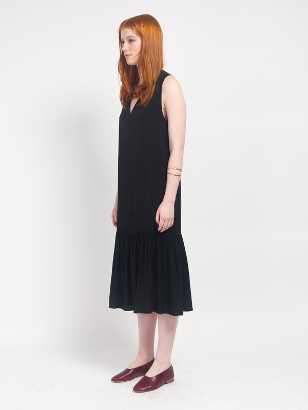 Howard Column Dress Licorice Howard Column Dress Licorice