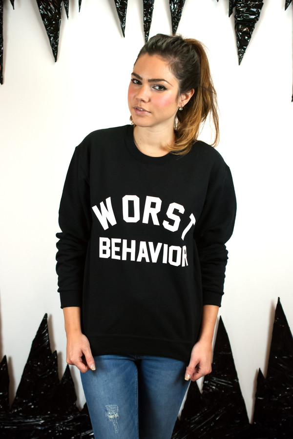Private Party Worst Behavior Sweatshirt Private Party Worst Behavior Sweatshirt