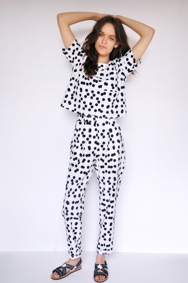 Dusen Dusen Double Dot Pocket Tee Dusen Dusen Double Dot Pocket Tee