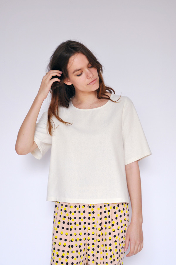 Dusen Dusen Ivory Big Tee Dusen Dusen Ivory Big Tee