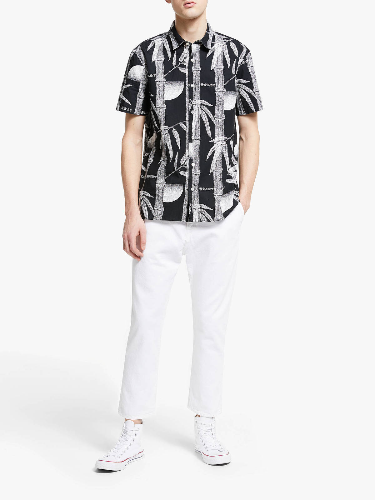 Edwin Universe Cropped Pant - White 