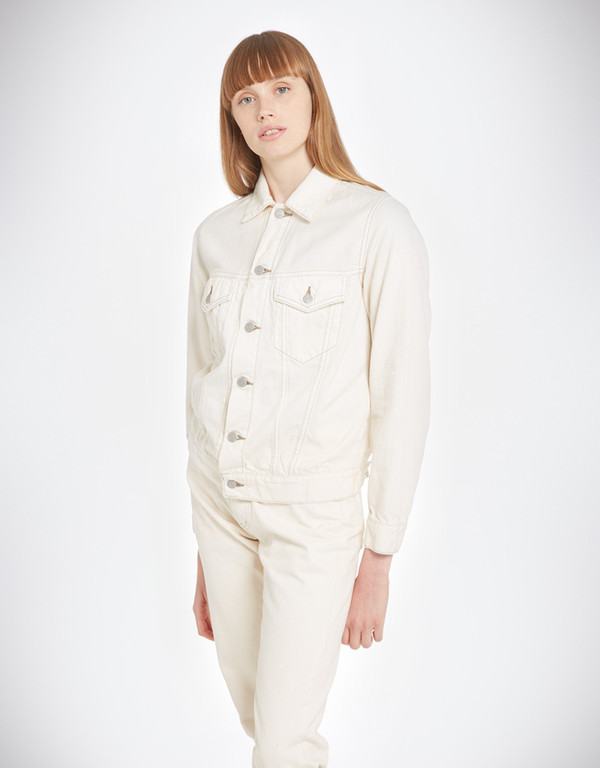 YMC Ecru Denim Jacket YMC Ecru Denim Jacket