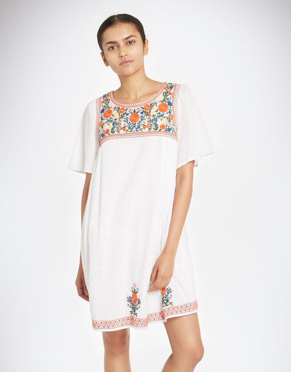 YMC Floral Embroidery Dress YMC Floral Embroidery Dress