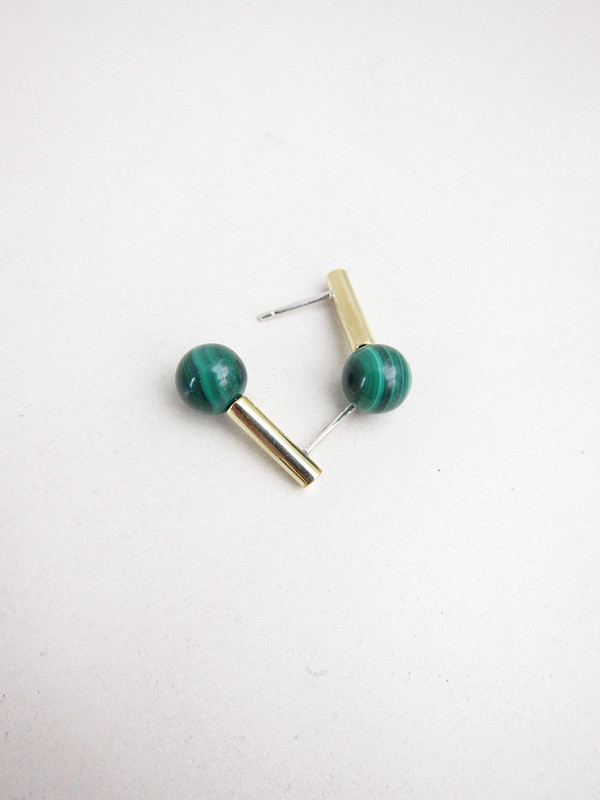Quarry Adnat Earrings | Malachite Quarry Adnat Earrings | Malachite