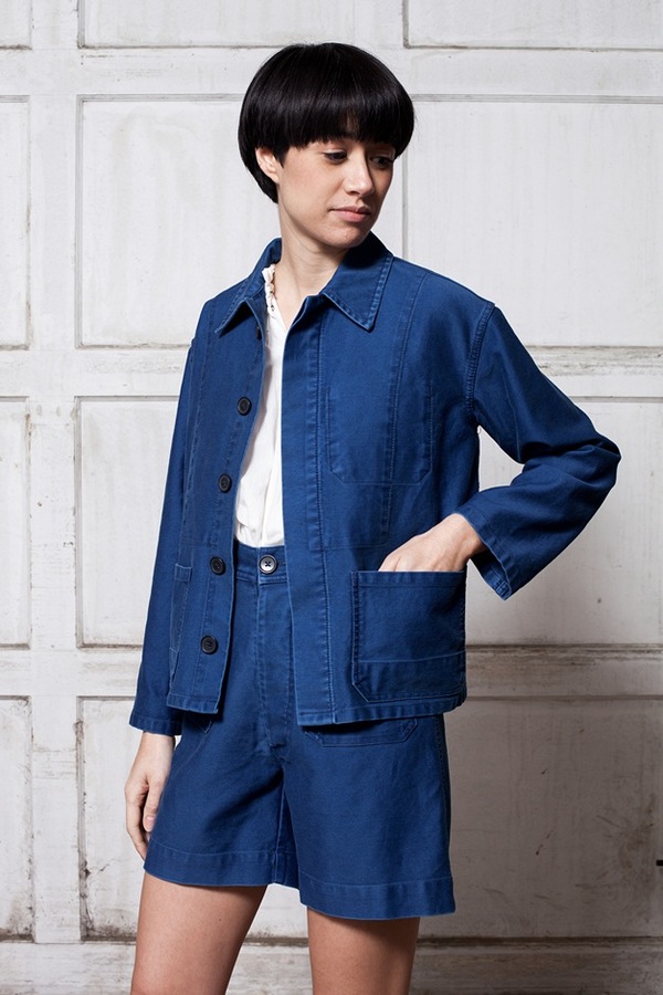 Caron Callahan Krasner Jacket - indigo twill Caron Callahan Krasner Jacket - indigo twill