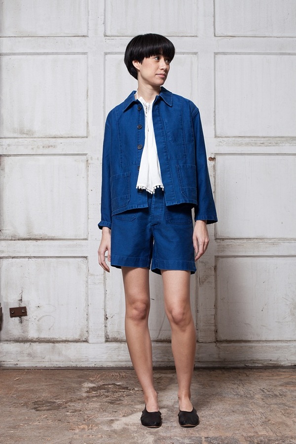 Caron Callahan Stewart Short - indigo twill Caron Callahan Stewart Short - indigo twill
