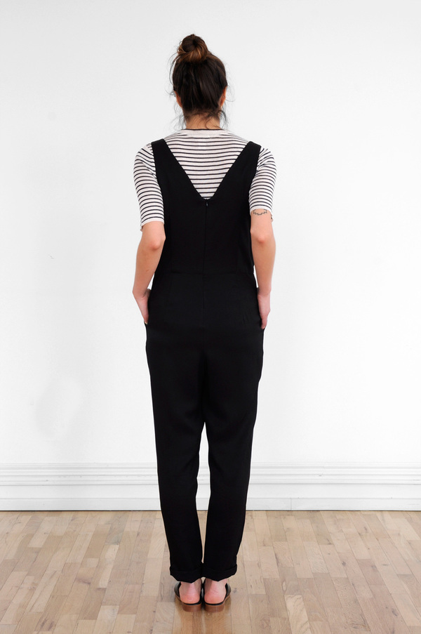 Waltz Double-Pleat Jumpsuit in Black Waltz Double-Pleat Jumpsuit in Black