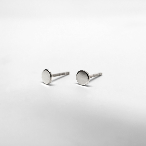 7115 by Szeki Disc Stud Earrings 7115 by Szeki Disc Stud Earrings